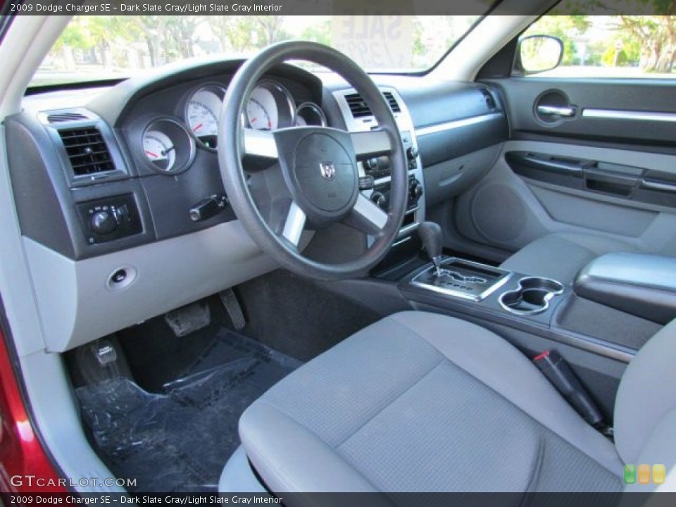 Dark Slate Gray/Light Slate Gray 2009 Dodge Charger Interiors