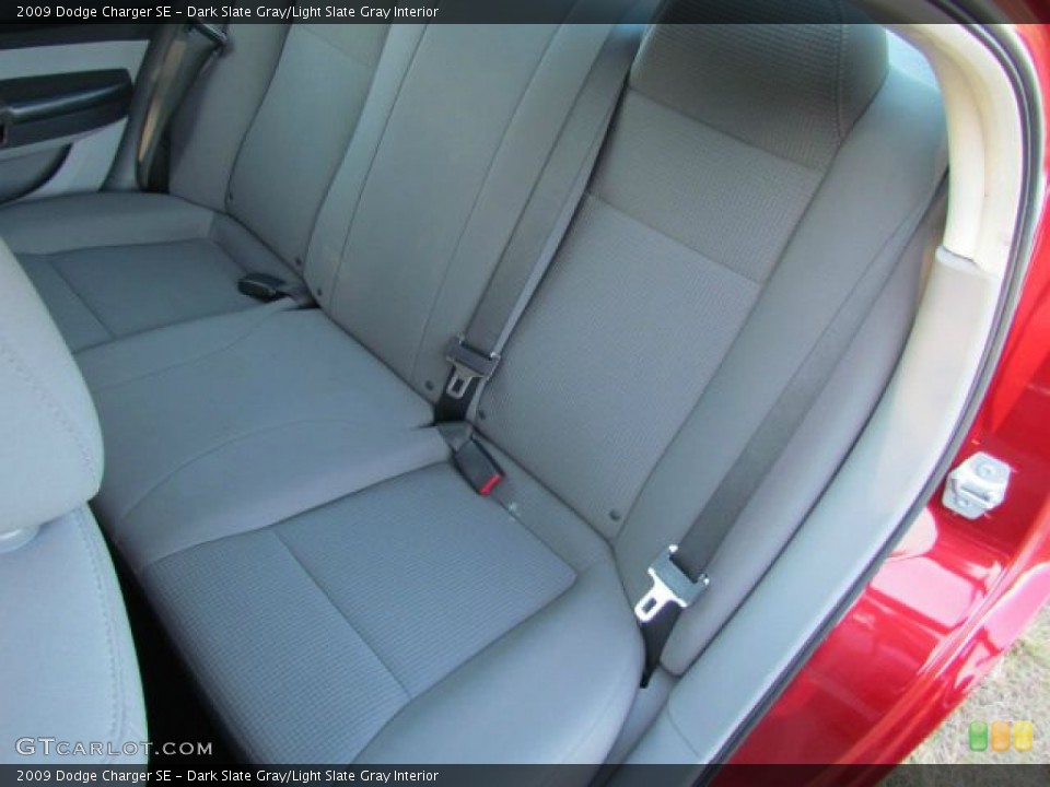 Dark Slate Gray/Light Slate Gray Interior Rear Seat for the 2009 Dodge Charger SE #76952179