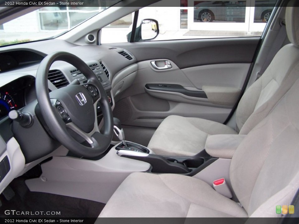 Stone Interior Photo for the 2012 Honda Civic EX Sedan #76952302