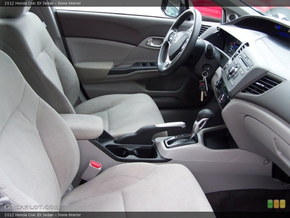 Stone Interior Photo for the 2012 Honda Civic EX Sedan #76952389