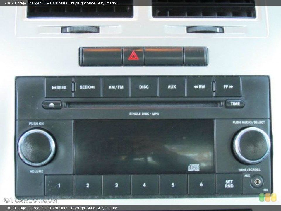 Dark Slate Gray/Light Slate Gray Interior Audio System for the 2009 Dodge Charger SE #76952653