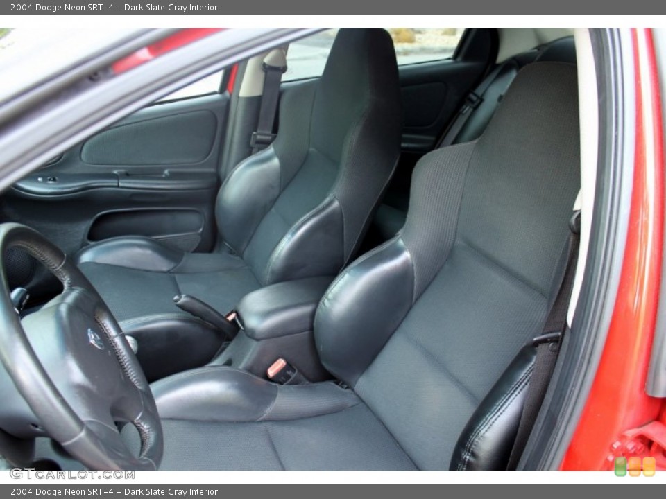 Dark Slate Gray Interior Front Seat for the 2004 Dodge Neon SRT-4 #76952719