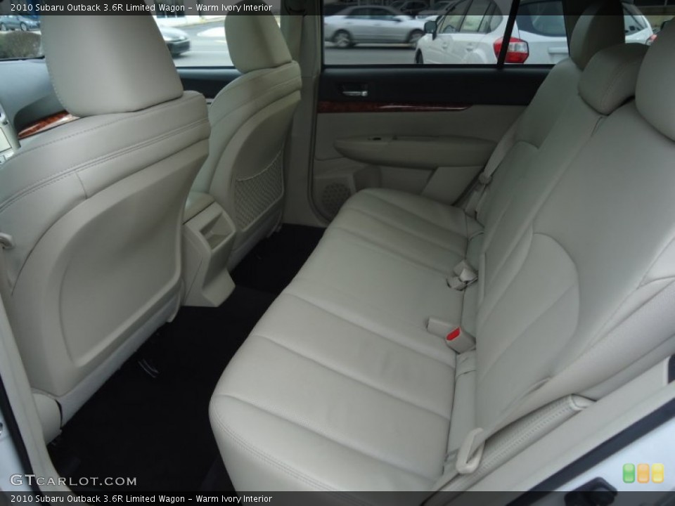 Warm Ivory Interior Rear Seat for the 2010 Subaru Outback 3.6R Limited Wagon #76953270