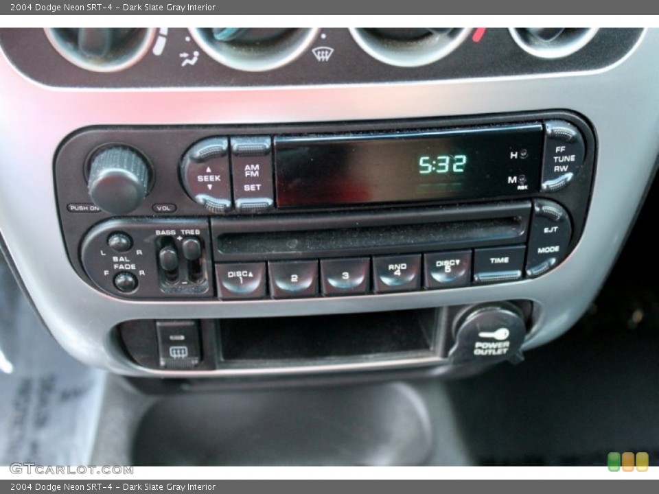 Dark Slate Gray Interior Audio System for the 2004 Dodge Neon SRT-4 #76953289