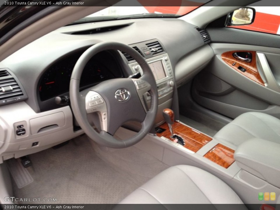 Ash Gray Interior Prime Interior for the 2010 Toyota Camry XLE V6 #76953824