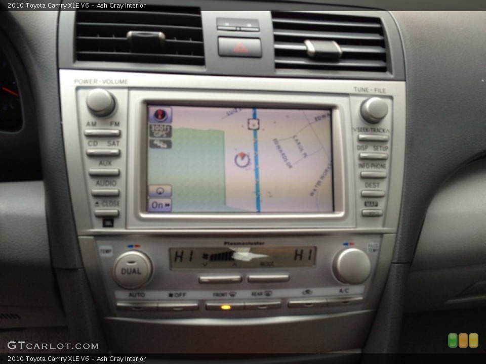 Ash Gray Interior Navigation for the 2010 Toyota Camry XLE V6 #76953979