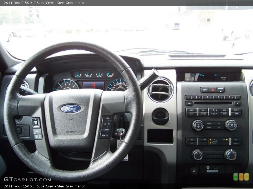 Steel Gray Interior Dashboard for the 2011 Ford F150 XLT SuperCrew #76954531