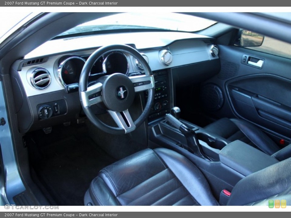 Dark Charcoal Interior Prime Interior for the 2007 Ford Mustang GT Premium Coupe #76954745