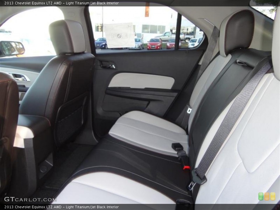Light Titanium/Jet Black Interior Rear Seat for the 2013 Chevrolet Equinox LTZ AWD #76956193