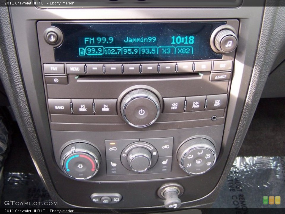 Ebony Interior Controls for the 2011 Chevrolet HHR LT #76957876