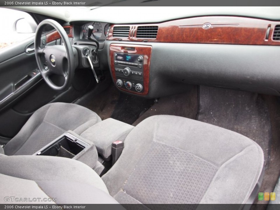 Ebony Black Interior Dashboard for the 2006 Chevrolet Impala LS #76957924