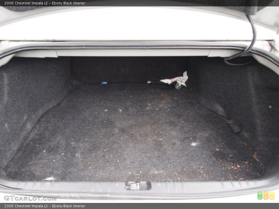 Ebony Black Interior Trunk for the 2006 Chevrolet Impala LS #76957963