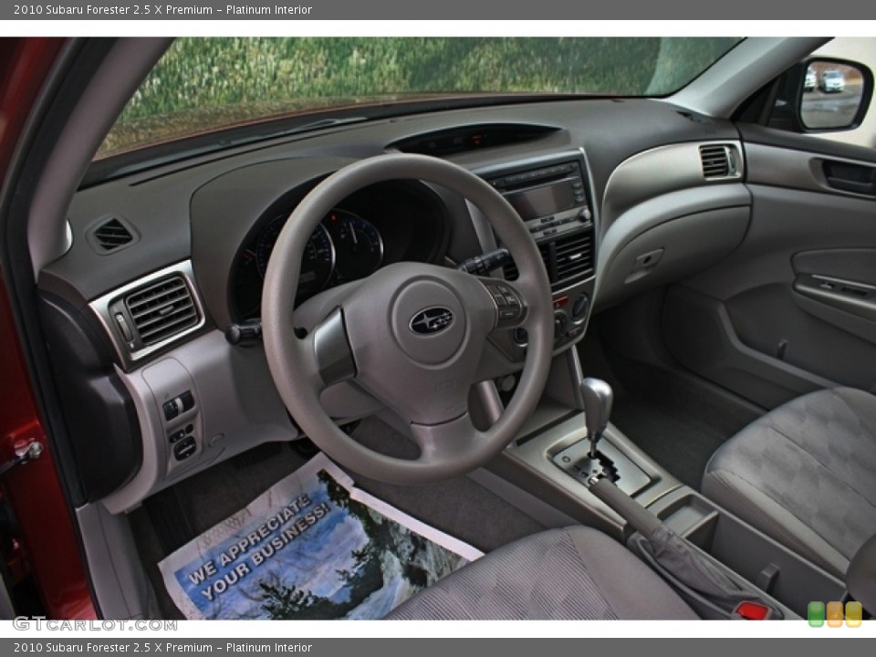 Platinum Interior Prime Interior for the 2010 Subaru Forester 2.5 X Premium #76958023