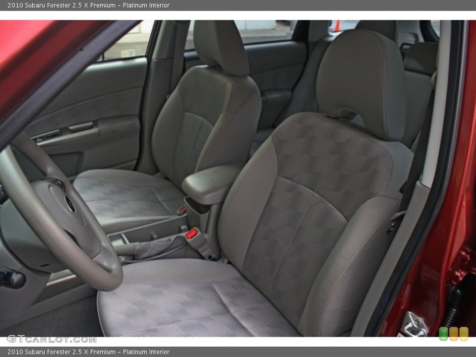 Platinum Interior Front Seat for the 2010 Subaru Forester 2.5 X Premium #76958074