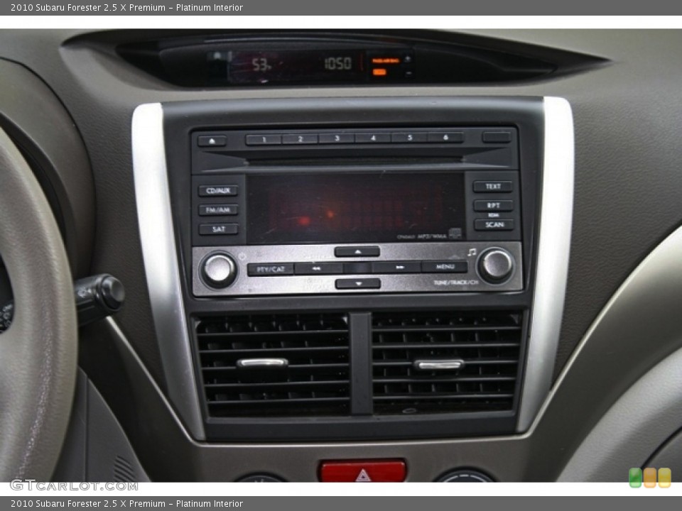 Platinum Interior Controls for the 2010 Subaru Forester 2.5 X Premium #76958134