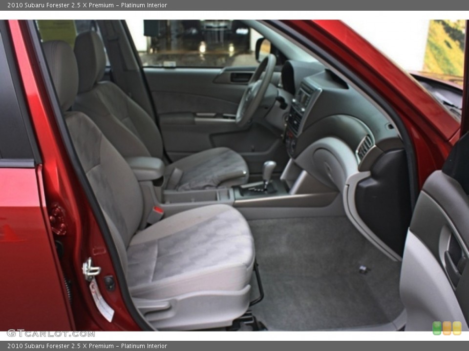 Platinum Interior Front Seat for the 2010 Subaru Forester 2.5 X Premium #76958179