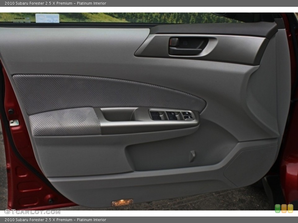 Platinum Interior Door Panel for the 2010 Subaru Forester 2.5 X Premium #76958322