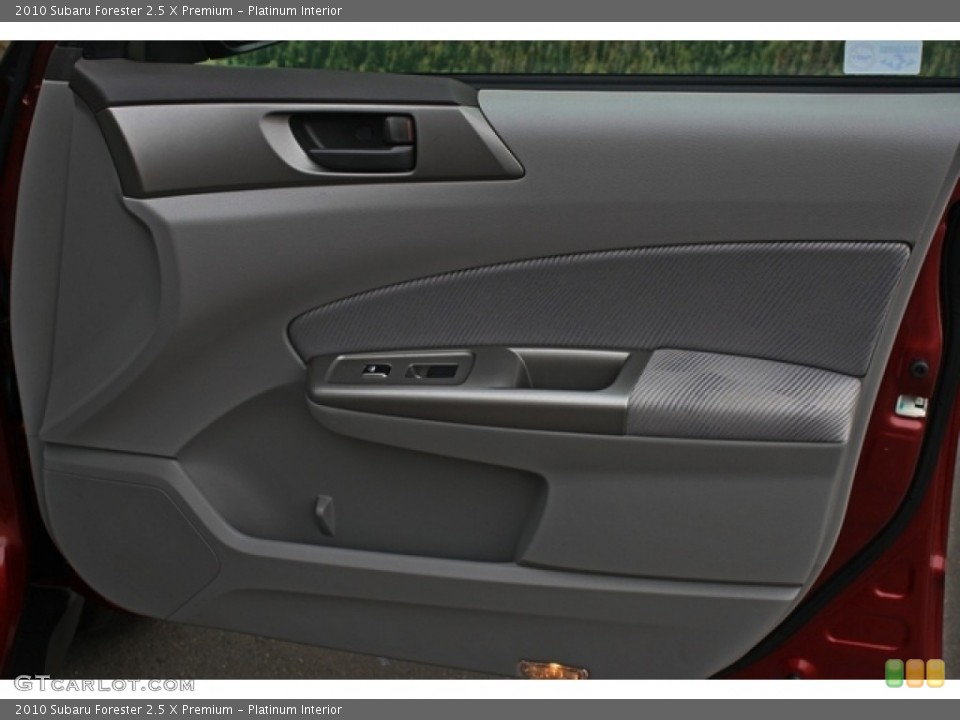 Platinum Interior Door Panel for the 2010 Subaru Forester 2.5 X Premium #76958353