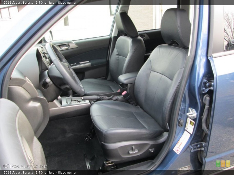 Black Interior Front Seat for the 2012 Subaru Forester 2.5 X Limited #76960366