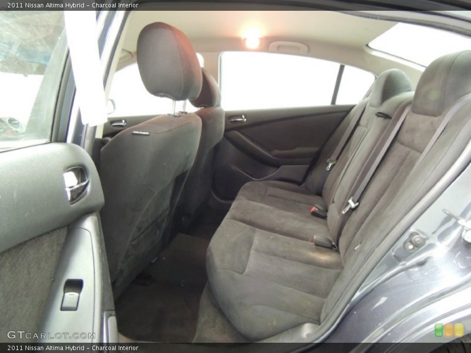 Charcoal Interior Rear Seat for the 2011 Nissan Altima Hybrid #76960447