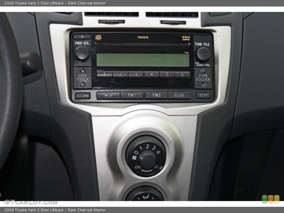 Dark Charcoal Interior Audio System for the 2009 Toyota Yaris 3 Door Liftback #76962308