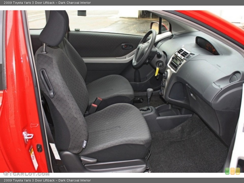 Dark Charcoal Interior Front Seat for the 2009 Toyota Yaris 3 Door Liftback #76962355