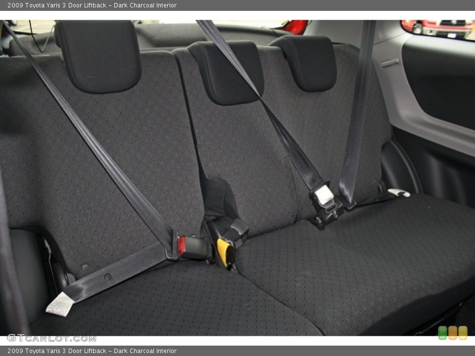 Dark Charcoal Interior Rear Seat for the 2009 Toyota Yaris 3 Door Liftback #76962436
