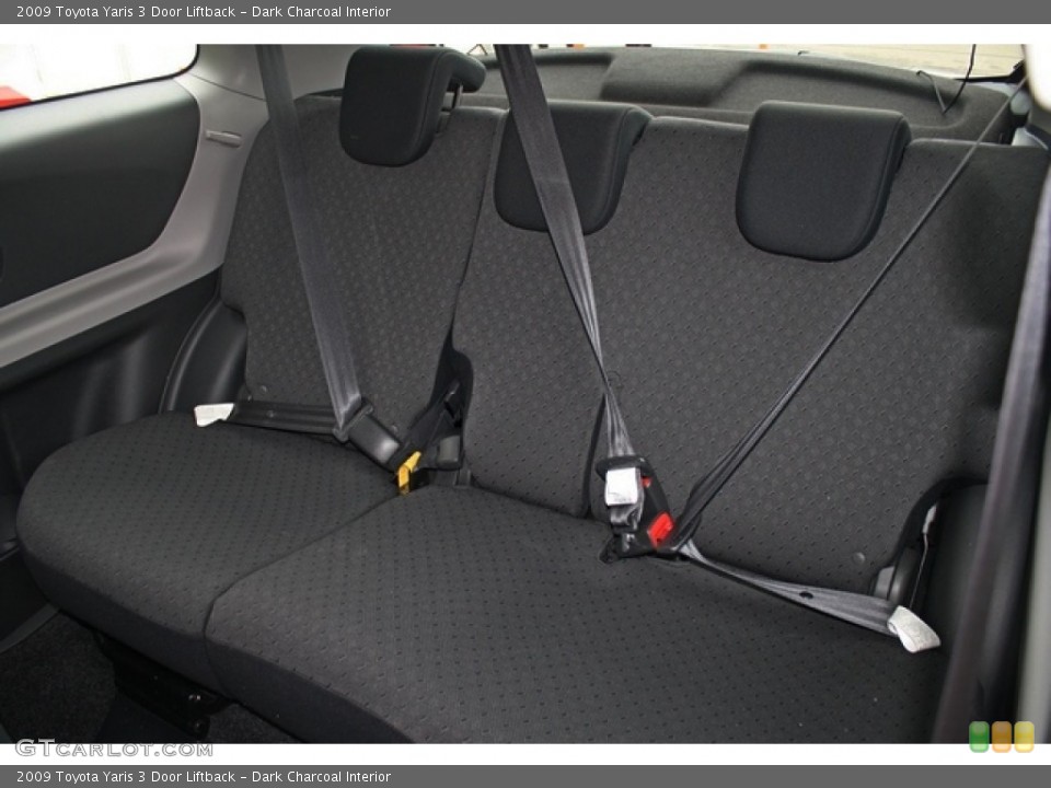Dark Charcoal Interior Rear Seat for the 2009 Toyota Yaris 3 Door Liftback #76962467