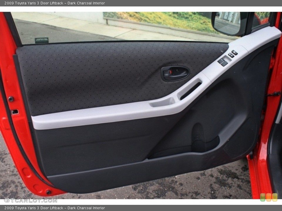 Dark Charcoal Interior Door Panel for the 2009 Toyota Yaris 3 Door Liftback #76962487