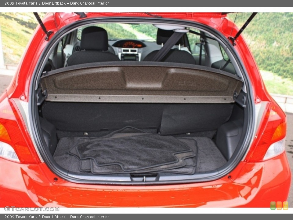 Dark Charcoal Interior Trunk for the 2009 Toyota Yaris 3 Door Liftback #76962566