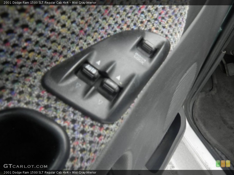 Mist Gray Interior Controls for the 2001 Dodge Ram 1500 SLT Regular Cab 4x4 #76962925