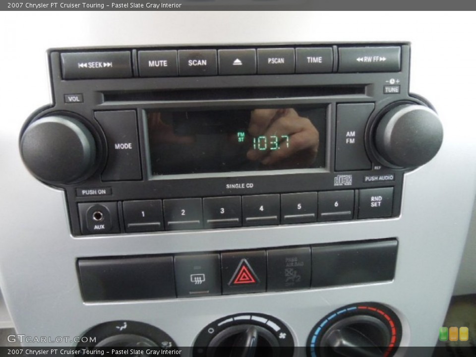 Pastel Slate Gray Interior Audio System for the 2007 Chrysler PT Cruiser Touring #76964607