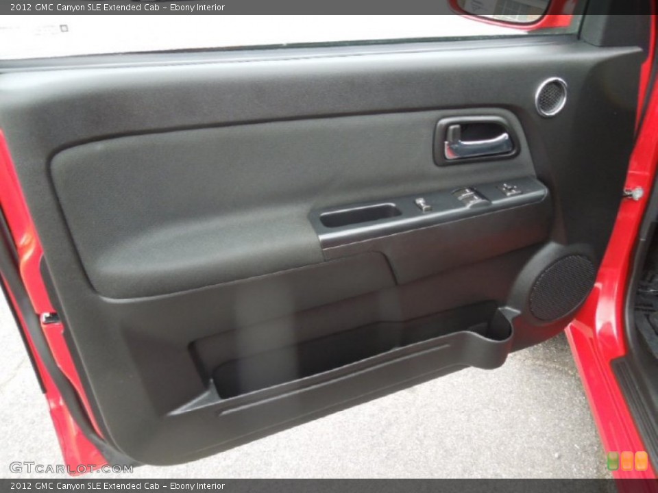 Ebony Interior Door Panel for the 2012 GMC Canyon SLE Extended Cab #76965110