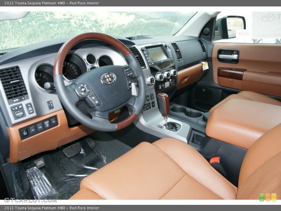 Red Rock Interior Photo for the 2013 Toyota Sequoia Platinum 4WD #76965704