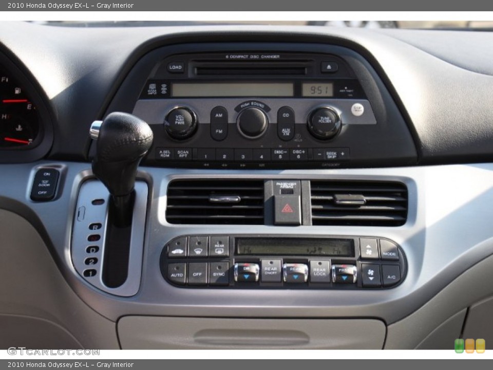 Gray Interior Controls for the 2010 Honda Odyssey EX-L #76966315
