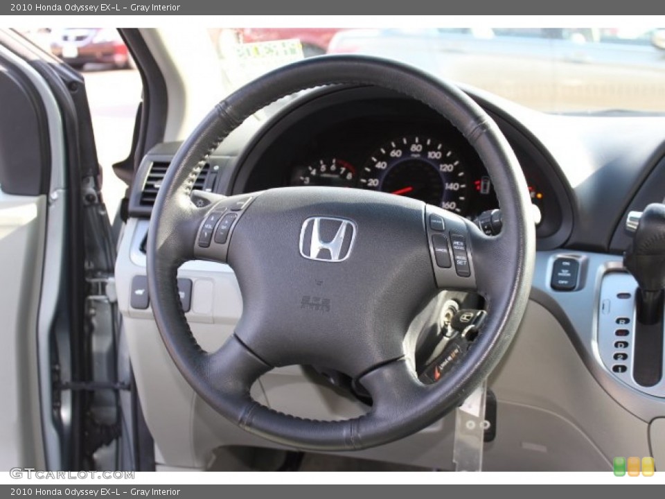 Gray Interior Steering Wheel for the 2010 Honda Odyssey EX-L #76966354