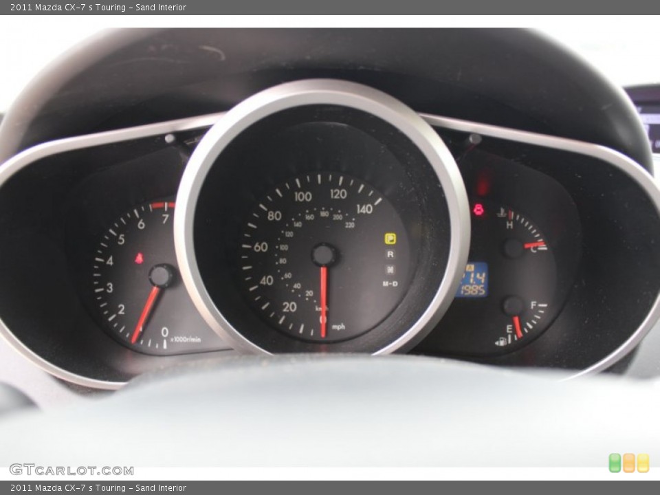 Sand Interior Gauges for the 2011 Mazda CX-7 s Touring #76966363