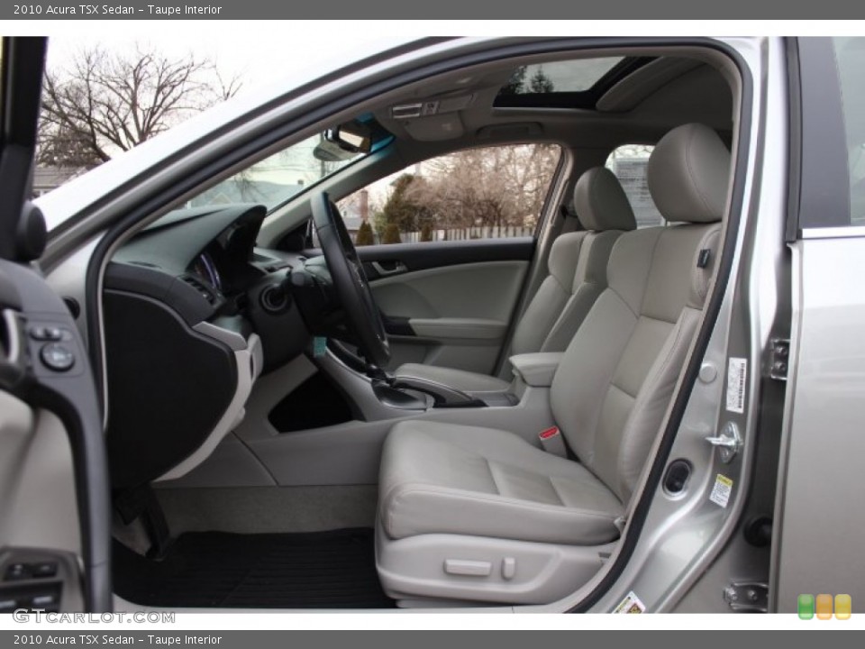 Taupe Interior Front Seat for the 2010 Acura TSX Sedan #76966577