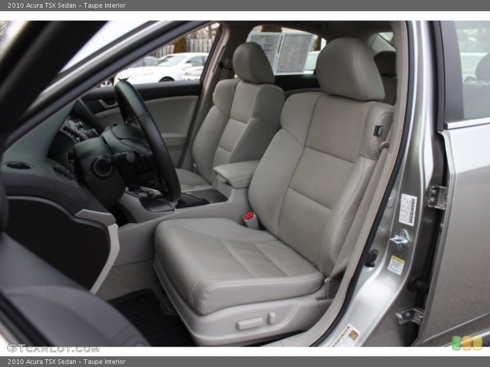 Taupe Interior Front Seat for the 2010 Acura TSX Sedan #76966603