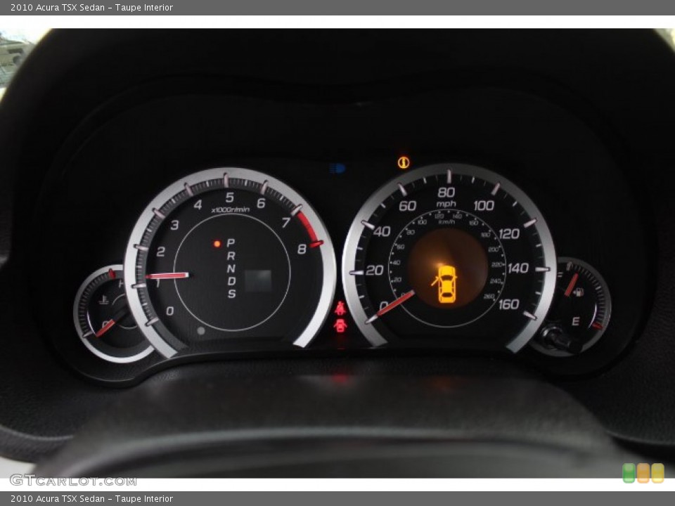 Taupe Interior Gauges for the 2010 Acura TSX Sedan #76966828