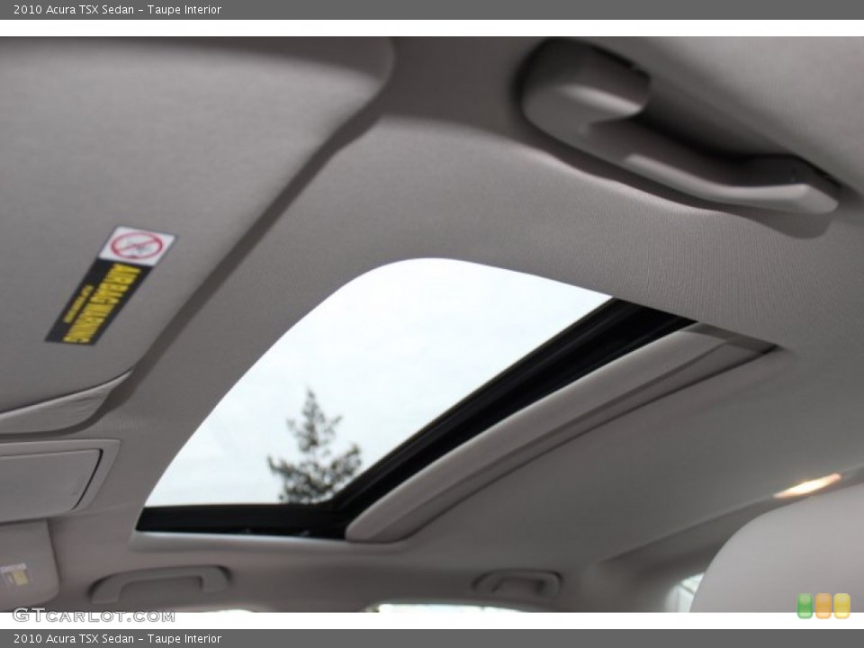 Taupe Interior Sunroof for the 2010 Acura TSX Sedan #76966852