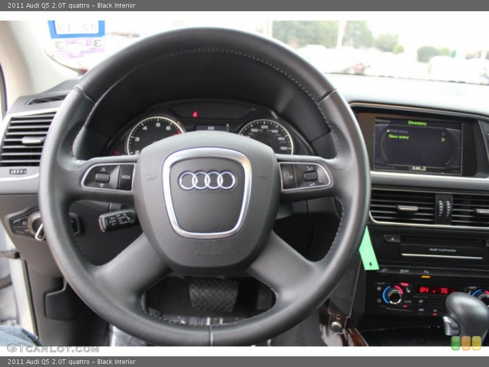 Black Interior Steering Wheel for the 2011 Audi Q5 2.0T quattro #76966876