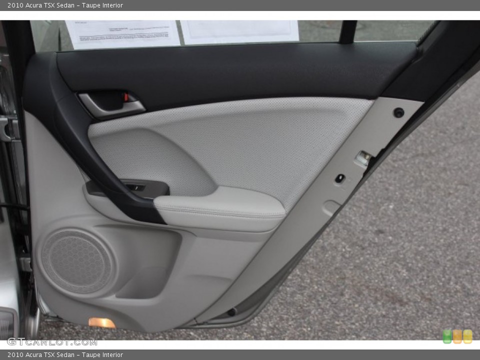 Taupe Interior Door Panel for the 2010 Acura TSX Sedan #76966917