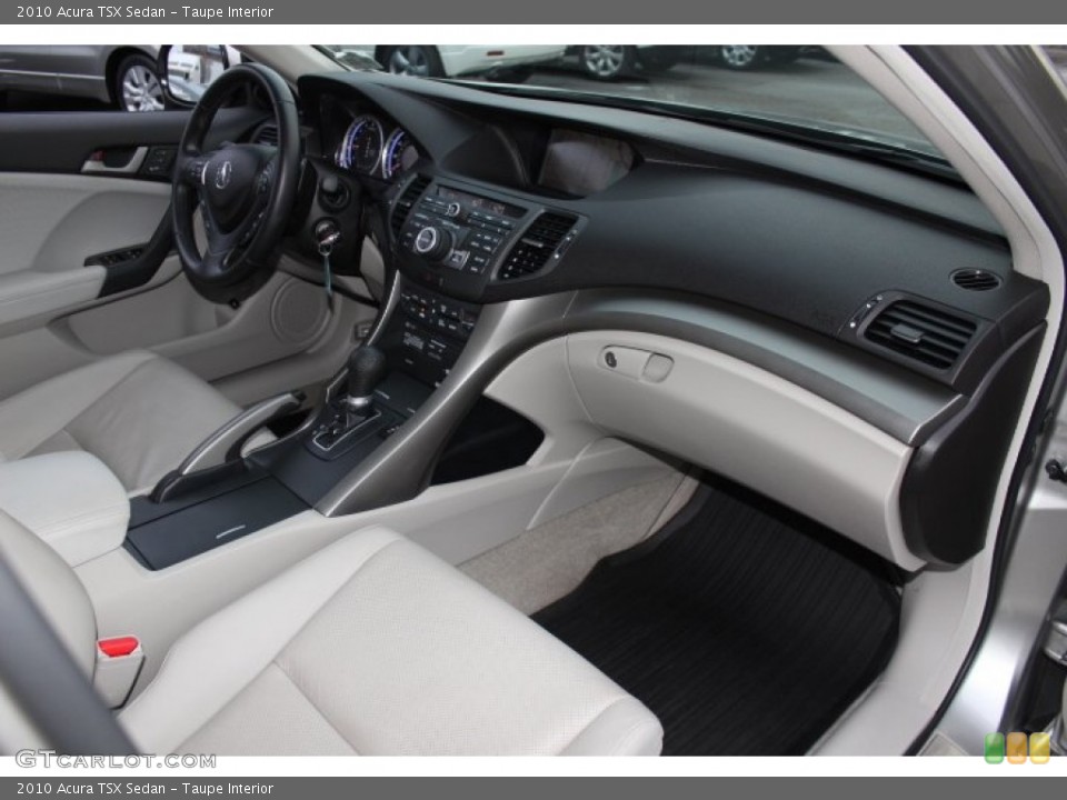 Taupe Interior Dashboard for the 2010 Acura TSX Sedan #76966983