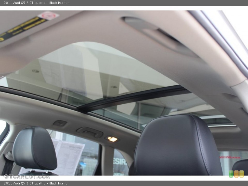 Black Interior Sunroof for the 2011 Audi Q5 2.0T quattro #76967111