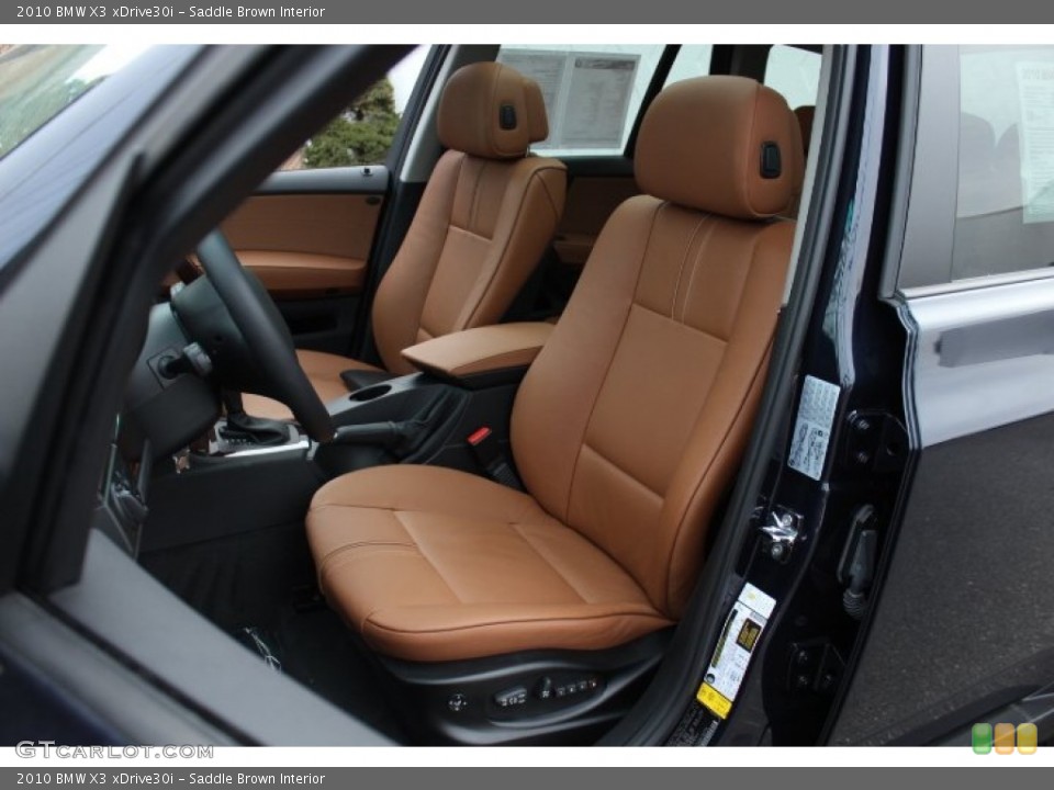 Saddle Brown Interior Front Seat for the 2010 BMW X3 xDrive30i #76967464