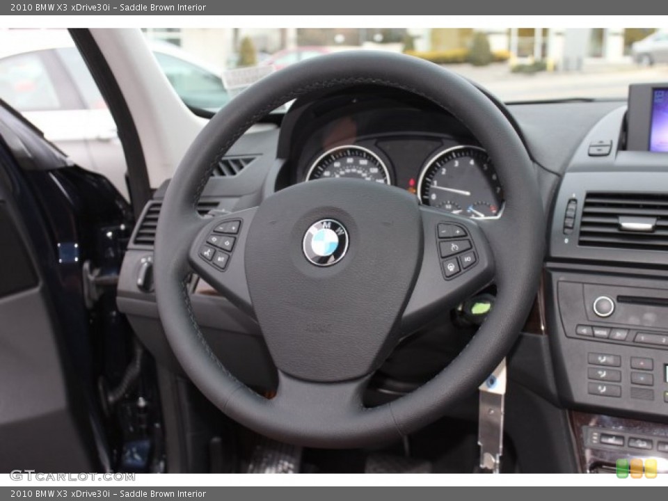 Saddle Brown Interior Steering Wheel for the 2010 BMW X3 xDrive30i #76967542