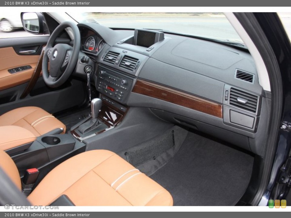 Saddle Brown Interior Dashboard for the 2010 BMW X3 xDrive30i #76967761