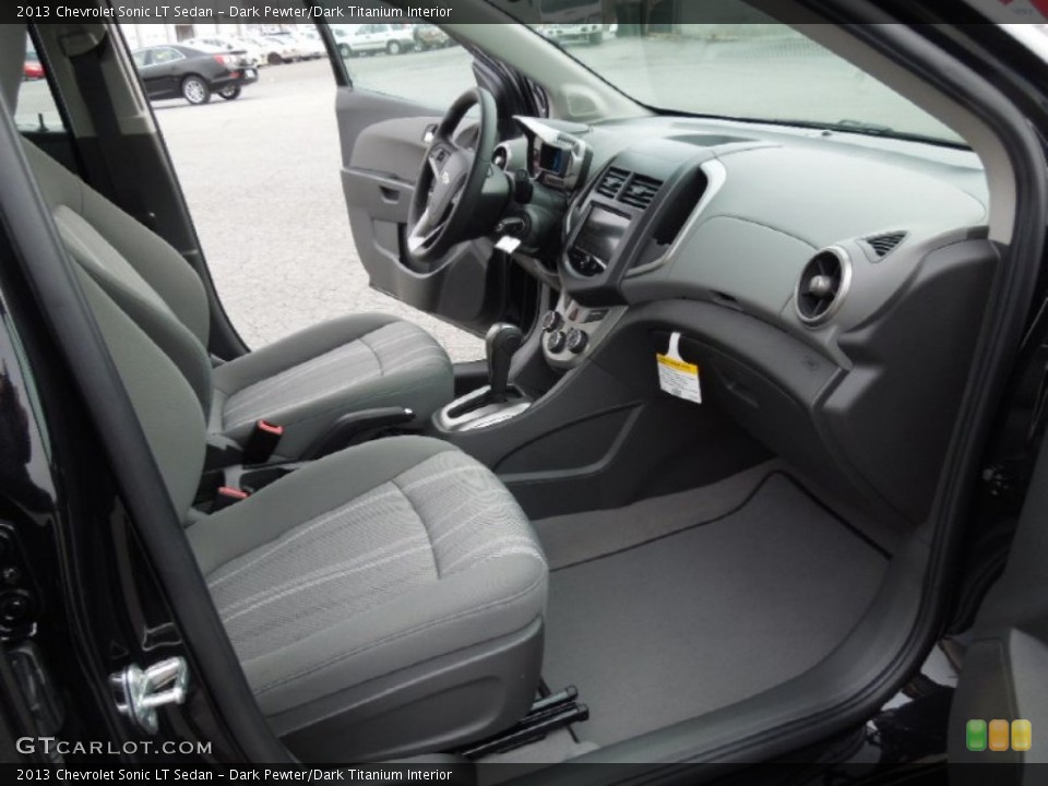 Dark Pewter/Dark Titanium Interior Dashboard for the 2013 Chevrolet Sonic LT Sedan #76968130