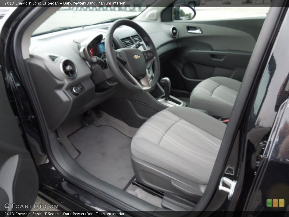 Dark Pewter/Dark Titanium Interior Prime Interior for the 2013 Chevrolet Sonic LT Sedan #76968233